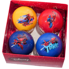 Marvel karácsonyfagömb-készlet Pókember 4 darab karácsonyfadísz
