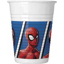 Marvel party pohár Pókember műanyag 8 db-os 200 ml party kellék