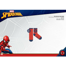 Marvel Pókember csúszásgátlós teliplüss bokazokni gyerekeknek - piros - 27-30