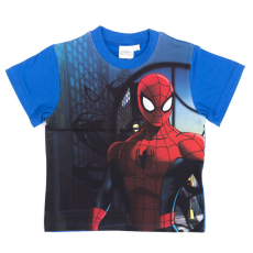 Marvel Pókember kisfiú rövid ujjú póló - pamut póló - középkék_98