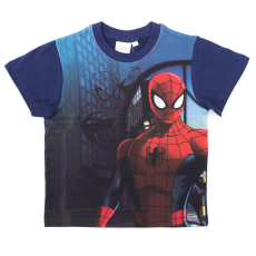 Marvel Pókember kisfiú rövid ujjú póló - pamut póló - sötétkék_98