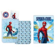 Marvel Pókember Light Blue gyerek ágyneműhuzat és polár takaró szett lakástextília