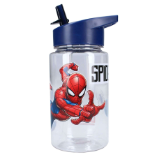 Marvel Pókember szívószálas kulacs 450 ml kulacs, kulacstartó