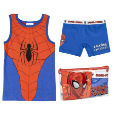 Marvel Pókember trikó + boxer szett, rövid pizsama ajándék neszesszer 2 év (92 cm) gyerek alsó