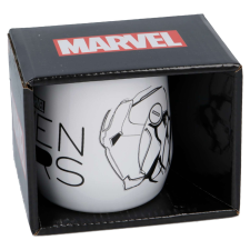 Marvel Vasember kerámia bögre, 350 ml, egyedi piros belsővel bögrék, csészék