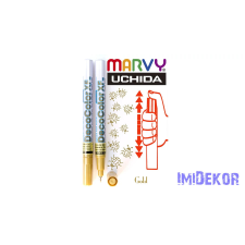 Marvy DecoColor lakkfilc tűhegyű 120S - Arany dekorációs kellék