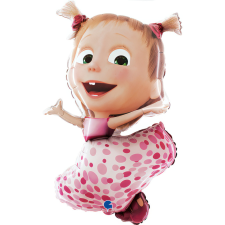  Mása és a medve Pois fólia lufi 104 cm party kellék