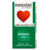 Masculan Anatomic Anatómiailag Formált Óvszer 10db