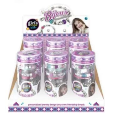 Masen Toys Karkötőkészítő készlet henger alakú dobozban szépségszalon