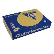  Másolópapír színes Clairefontaine Trophée A/4 160g pasztell arany 250 ív/csomag (1103) fénymásolópapír