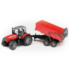  Massey Ferguson 7480 traktor billenős pótkocsival (02045) 1:16 autópálya és játékautó