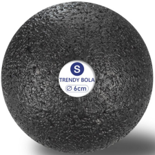 Masszázs labda Trendy Bola fekete 6 cm fitness eszköz