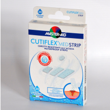 MASTER-AID Cutiflex Med Strip Vízhatlan Sebtapasz 20 db különböző (úszáshoz) gyógyászati segédeszköz