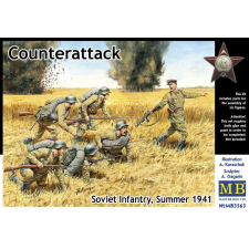  Master Box Counterattack, Soviet infantry, 1941 1:35 (MB3563) makett