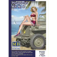  Master Box Pin-up series, Kit No.6 Samantha 1:24 (MB24006) makett