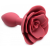 Master Series Master Series Booty Bloom - rózsás, szilikon anál dildó (piros)