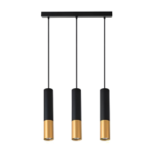 MasterLED KEON 3xGU10 fekete + arany MASTERLED mennyezeti függőlámpa világítás