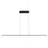 MasterLED Lampa Sufitowa Oprawa Wisząca Zwis 20W 1800lm 4000K Neutralna Czarna Matowa Kiki Masterled