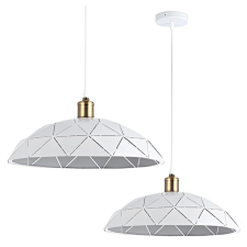 MasterLED Lampa Sufitowa Oprawa Wisząca Zwis E27 Biała Miedziana Dalia Masterled világítás