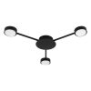 MasterLED Żyrandol Lampa Oprawa Wisząca Sufitowa Dekoracyjny 3x GX53 Czarny Masterled