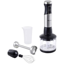 Masterpro Rúdmixer 1000 W Mérőpohárral, Keverőpohárral Fekete/nemesacél, Átlátszó (BGMP-9126) (BGMP-9126) botmixer