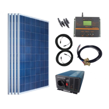 Mastervolt Szigetüzemű napelem rendszer 12V - 230V 1000W 1 kW akkumulátor nélkül. napelem
