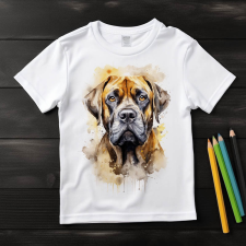  Masztiff póló (Gyerek)(Színes) gyerek póló