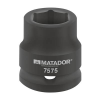 Matador Schraubwerkzeuge 75750240 Külső hatlap Ütvefúró dugókulcs betét 24 mm 3/4 (20 mm) (75750240)