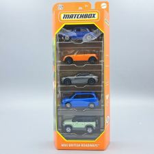 Matchbox 5db-os szett-MBX British Road autópálya és játékautó