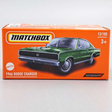 Matchbox Dodge Charger 1966 1:64 Matchbox zöld makett