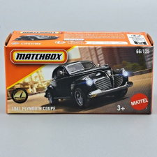 Matchbox Plymouth Coupe 1941 1:64 Matchbox fekete makett