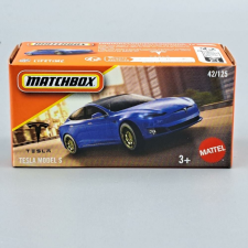 Matchbox Tesla Model S 1:64 Matchbox kék autópálya és játékautó