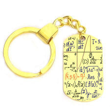 Matematika 2. kulcstartó több színben és formában kulcstartó