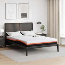  Matracok Fehér és Szürke 140 x 190 cm ágy és ágykellék