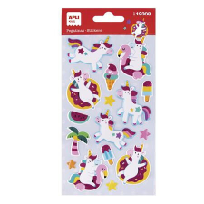 Matrica, APLI Kids "Stickers", unikornisok matrica