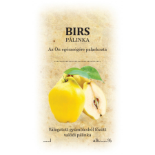  Matrica birs pálinka 50 db/csom információs címke