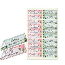  Matrica - Boldog születésnapot virágos matrica 20db/lap matrica