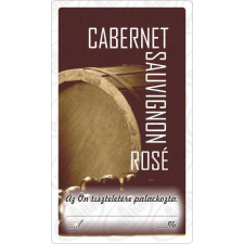  Matrica cabernet rose 50db/csom információs címke