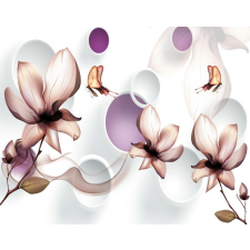  Matrica tapéta Absztrakt virágos3, 200 x 150 cm tapéta, díszléc és más dekoráció