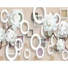  Matrica tapéta Absztrakt virágos4, 350 x 250 cm tapéta, díszléc és más dekoráció