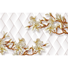  Matrica tapéta Cseresznyevirágok, 300 x 200 cm tapéta, díszléc és más dekoráció