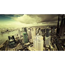  Matrica tapéta The Grey City, 250 x 150 cm tapéta, díszléc és más dekoráció