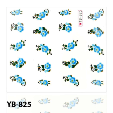 Matrica - Virág - YB-825 körömdíszítő