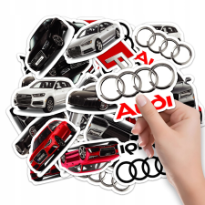 MATRICÁK KARAKTER MATRICA AUTÓVERSENY AUTÓVERSENYZÉS AUDI MINTÁK 10DB matrica