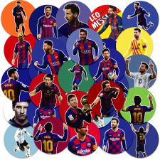MATRICÁK KARAKTER MATRICA KERÉK MESSI LABDA MINTÁK 23EL matrica