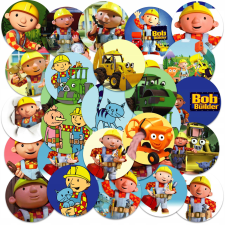 MATRICÁK KARAKTER MATRICA KÖR BOB BUILDER MINTÁK 23EL matrica