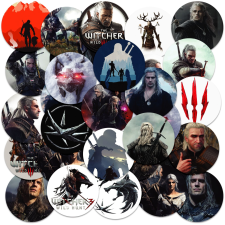 MATRICÁK KARAKTER MATRICA KÖR WITCHER MINTÁK 23EL matrica