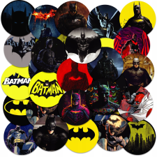 MATRICÁK NOTEBOOK KARAKTER MATRICA KÖR BATMAN JOKER MINTÁK 23EL matrica