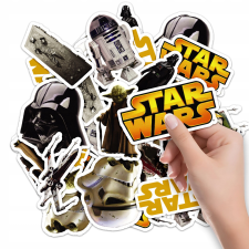 MATRICÁK NOTEBOOK MATRICA KARAKTEREK STAR WARS FILM MINTÁK 10DB matrica