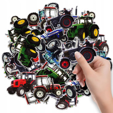 MATRICÁK NOTEBOOKHOZ KARAKTER MATRICA TRAKTOR TRAKTOR MINTÁK 6 DB matrica